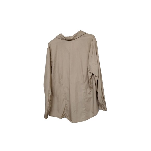 White Stag Button Up Shirt Women's 2X Poly Cotton Blend Long Sleeve - Picture 3 of 4